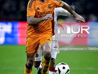 Real Madrid CF legend player Antonio Nunez participates in the match between Ajax Legends and Real Madrid Legends at the Johan Cruijff ArenA...