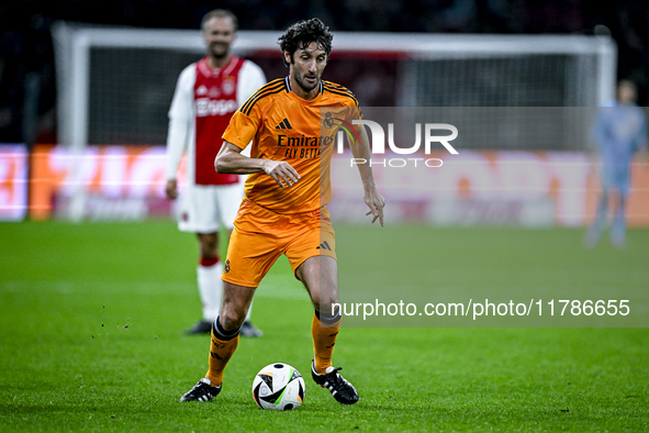 Real Madrid CF legend player Esteban Granero participates in the match between Ajax Legends and Real Madrid Legends at the Johan Cruijff Are...