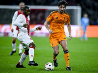 AFC Ajax Amsterdam legend Kiki Musampa and Real Madrid CF legend Esteban Granero participate in the match between Ajax Legends and Real Madr...