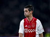 AFC Ajax Amsterdam legend Cristian Chivu participates in the match between Ajax Legends and Real Madrid Legends at the Johan Cruijff ArenA f...