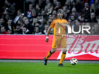 Real Madrid CF legend player Jose Amavisca participates in the match between Ajax Legends and Real Madrid Legends at the Johan Cruijff ArenA...