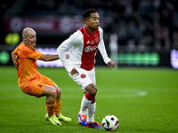 Real Madrid CF legend Pedro Munitis and AFC Ajax Amsterdam legend Urby Emanuelson participate in the match between Ajax Legends and Real Mad...