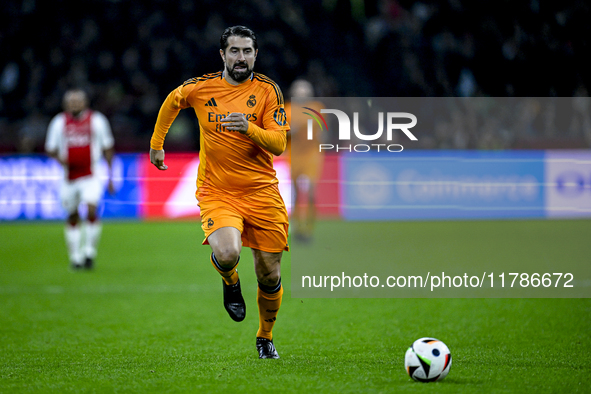 Real Madrid CF legend player Ruben de la Red participates in the match between Ajax Legends and Real Madrid Legends at the Johan Cruijff Are...