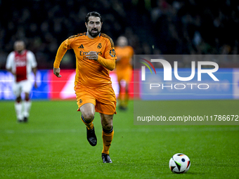 Real Madrid CF legend player Ruben de la Red participates in the match between Ajax Legends and Real Madrid Legends at the Johan Cruijff Are...