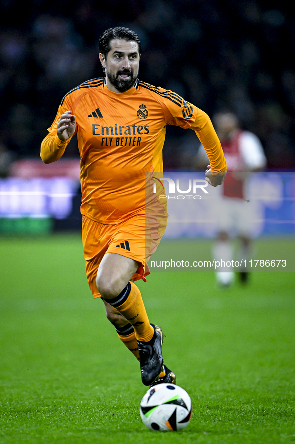 Real Madrid CF legend player Ruben de la Red participates in the match between Ajax Legends and Real Madrid Legends at the Johan Cruijff Are...