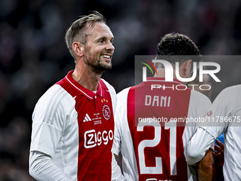 AFC Ajax Amsterdam legend Siem de Jong plays during the match between Ajax Legends and Real Madrid Legends at the Johan Cruijff ArenA for th...