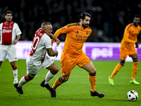 AFC Ajax Amsterdam legend Demy de Zeeuw and Real Madrid CF legend Ruben de la Red participate in the match between Ajax Legends and Real Mad...