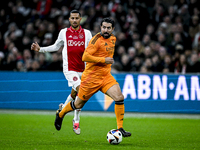 AFC Ajax Amsterdam legend Ricardo van Rhijn and Real Madrid CF legend Ruben de la Red participate in the match between Ajax Legends and Real...