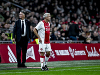 AFC Ajax Amsterdam legend player Dick Schoenaker participates in the match between Ajax Legends and Real Madrid Legends at the Johan Cruijff...