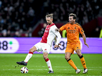 AFC Ajax Amsterdam legend Siem de Jong and Real Madrid CF legend Francisco Pavon participate in the match between Ajax Legends and Real Madr...