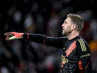 AFC Ajax Amsterdam legend goalkeeper Maarten Stekelenburg participates in the match between Ajax Legends and Real Madrid Legends at the Joha...