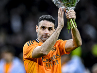 Real Madrid CF legend player Antonio Nunez participates in the match between Ajax Legends and Real Madrid Legends at the Johan Cruijff ArenA...