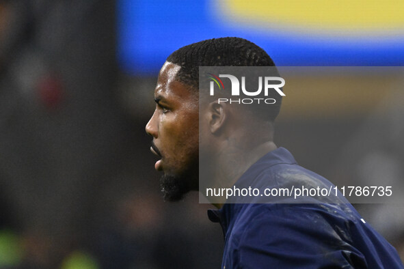 Mike Maignan (FRA) participates in the UEFA Nations League Matchday 6 match between Italy and France at the San Siro Stadium in Milan, Italy...