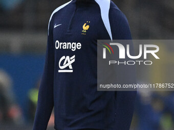 Manu Kone (FRA) participates in the UEFA Nations League Matchday 6 match between Italy and France at the San Siro Stadium in Milan, Italy, o...