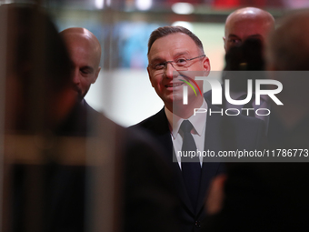 President of the Republic of Poland, Andrzej Duda, attends the Gala of the 35th Anniversary of the Scouting Association of the Republic of P...