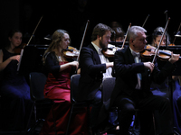 An orchestra concert takes place during the Gala of the 35th Anniversary of the Scouting Association of the Republic of Poland (ZHR) at the...