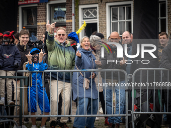 Villagers and counterprotesters express anger at KOZP during Sinterklaas. The action group ''Kick Out Zwarte Piet'' (Black Pete) stages a pr...