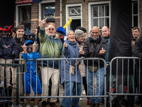 Villagers and counterprotesters express anger at KOZP during Sinterklaas. The action group ''Kick Out Zwarte Piet'' (Black Pete) stages a pr...