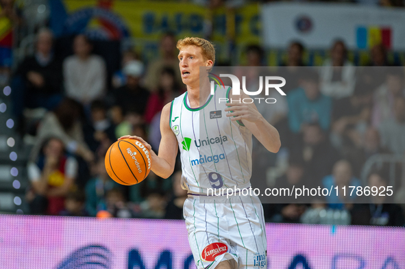 Alberto Diaz of UCAM Murcia is in action during the Liga Endesa 2024-2025 match between Morabanc Andorra and UCAM Murcia at Poliesportiu d'A...