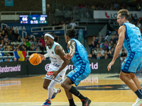 Kendrick Perry of UCAM Murcia is in action during the Liga Endesa 2024-2025 match between Morabanc Andorra and UCAM Murcia at Poliesportiu d...