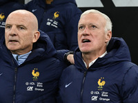 Didier Deschamps coaches France during the UEFA Nations League Matchday 6 match between Italy and France at the San Siro Stadium in Milan, I...