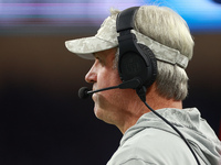 DETROIT,MICHIGAN-NOVEMBER 7:  Jacksonville Jaguars head coach Doug Pederson looks on from the sidelines during a game between the Detroit Li...