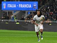 Jules Kounde (FRA) participates in the UEFA Nations League Matchday 6 match between Italy and France at the San Siro Stadium in Milan, Italy...