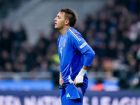 Mateo Retegui of Italy looks on during the UEFA Nations League 2024/25 League A Group 2 match between Italy and France at Stadio Giuseppe Me...