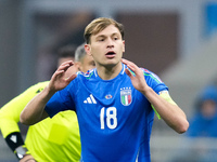 Nicolo' Barella of Italy looks dejected during the UEFA Nations League 2024/25 League A Group 2 match between Italy and France at Stadio Giu...