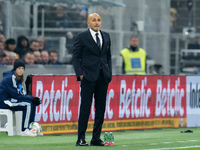 Luciano Spalletti head coach of Italy looks on during the UEFA Nations League 2024/25 League A Group 2 match between Italy and France at Sta...