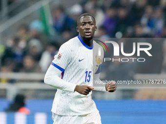 Ibrahima Konate' of France during the UEFA Nations League 2024/25 League A Group 2 match between Italy and France at Stadio Giuseppe Meazza...