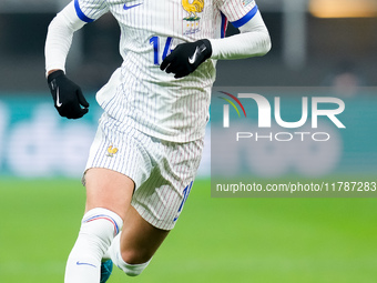 Adrien Rabiot of France during the UEFA Nations League 2024/25 League A Group 2 match between Italy and France at Stadio Giuseppe Meazza on...