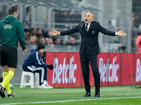 Luciano Spalletti head coach of Italy looks dejected during the UEFA Nations League 2024/25 League A Group 2 match between Italy and France...