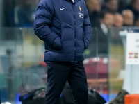 Didier Deschamps head coach of France looks on during the UEFA Nations League 2024/25 League A Group 2 match between Italy and France at Sta...