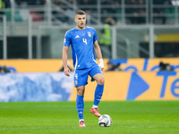 Alessandro Buongiorno of Italy during the UEFA Nations League 2024/25 League A Group 2 match between Italy and France at Stadio Giuseppe Mea...