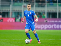 Alessandro Buongiorno of Italy during the UEFA Nations League 2024/25 League A Group 2 match between Italy and France at Stadio Giuseppe Mea...