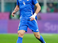 Alessandro Buongiorno of Italy during the UEFA Nations League 2024/25 League A Group 2 match between Italy and France at Stadio Giuseppe Mea...