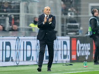 Luciano Spalletti head coach of Italy gestures during the UEFA Nations League 2024/25 League A Group 2 match between Italy and France at Sta...