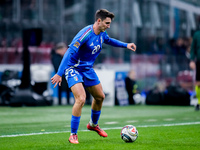 Andrea Cambiaso of Italy during the UEFA Nations League 2024/25 League A Group 2 match between Italy and France at Stadio Giuseppe Meazza on...