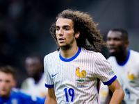 Matteo Guendouzi of France during the UEFA Nations League 2024/25 League A Group 2 match between Italy and France at Stadio Giuseppe Meazza...