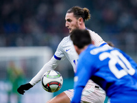 Adrien Rabiot of France during the UEFA Nations League 2024/25 League A Group 2 match between Italy and France at Stadio Giuseppe Meazza on...