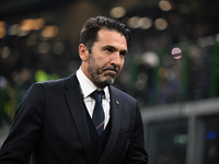 Gianluigi Buffon of Italy participates in the Group A2 - UEFA Nations League 2024 match between Italy and France in Milan, Italy, on Novembe...