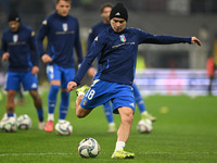 Nicolo Barella of Italy participates in the Group A2 - UEFA Nations League 2024 match between Italy and France in Milan, Italy, on November...