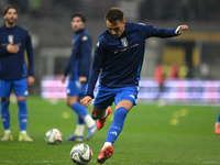 Mateo Retegui of Italy participates in the Group A2 - UEFA Nations League 2024 match between Italy and France in Milan, Italy, on November 1...