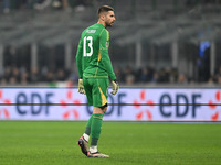 Guglielmo Vicario of Italy plays against France during the Group A2 - UEFA Nations League 2024 match between Italy and France in Milan, Ital...