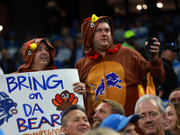 DETROIT,MICHIGAN-November 17: Detroit Lions fans cheer during the second half of an NFL football game between the Jacksonville Jaguars and t...