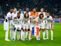 France line up during the UEFA Nations League 2024/25 League A Group 2 match between Italy and France at Stadio Giuseppe Meazza on November...