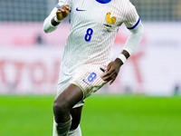 Manu Kone' of France during the UEFA Nations League 2024/25 League A Group 2 match between Italy and France at Stadio Giuseppe Meazza on Nov...