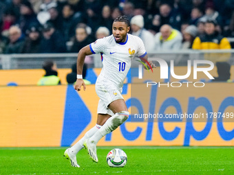 Christopher Nkunku of France during the UEFA Nations League 2024/25 League A Group 2 match between Italy and France at Stadio Giuseppe Meazz...