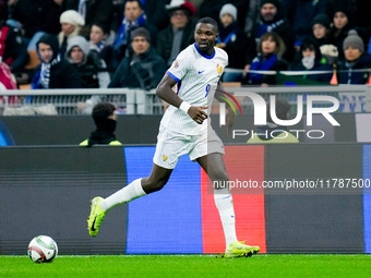 Marcus Thuram of France during the UEFA Nations League 2024/25 League A Group 2 match between Italy and France at Stadio Giuseppe Meazza on...